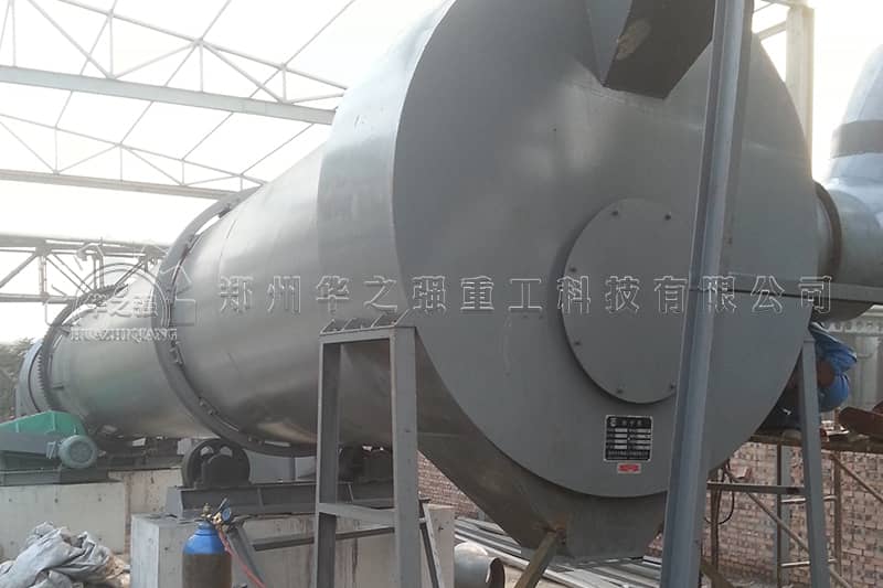 陜西有機肥設備生產線現場